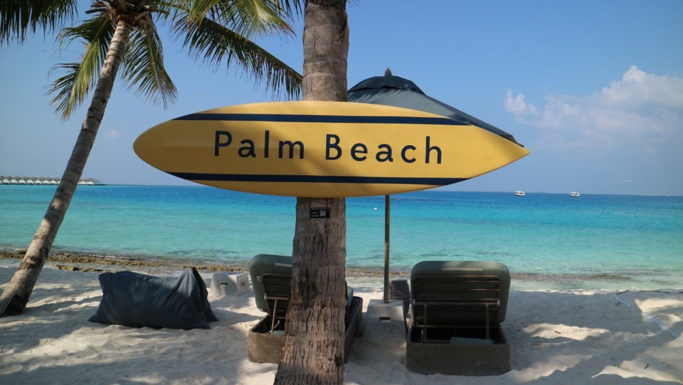 PALM BEACH(パームビーチ)はメインよりも小さめ