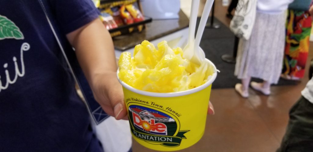 ドールプランテーションでアイスクリームを食べてみた