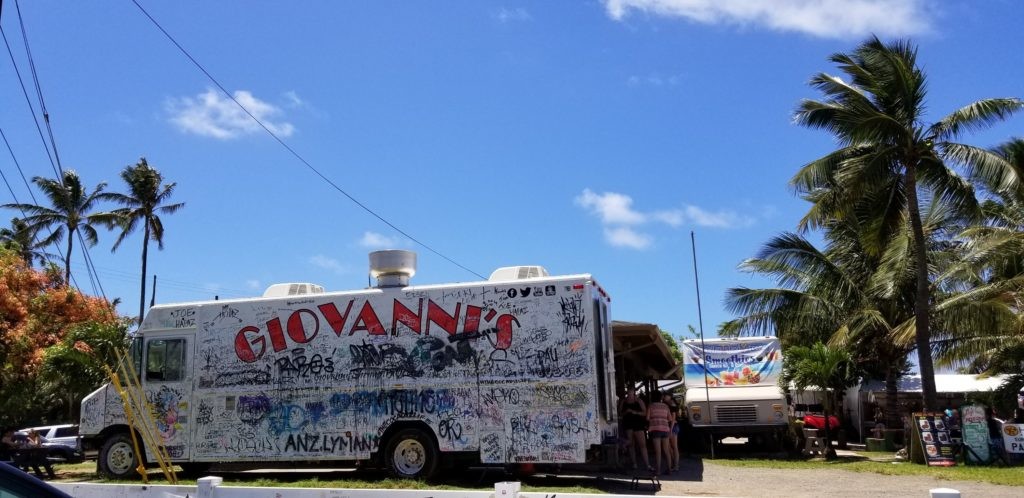 ハワイはカフクの青空とジョバンニ