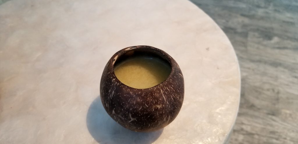 到着してもらったウェルカムドリンク