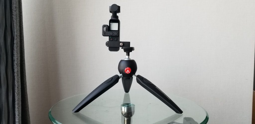 Manfrottoのミニ三脚とOSMO POCKET
